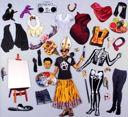 Frida Kahlo Magnetic Dress Up set