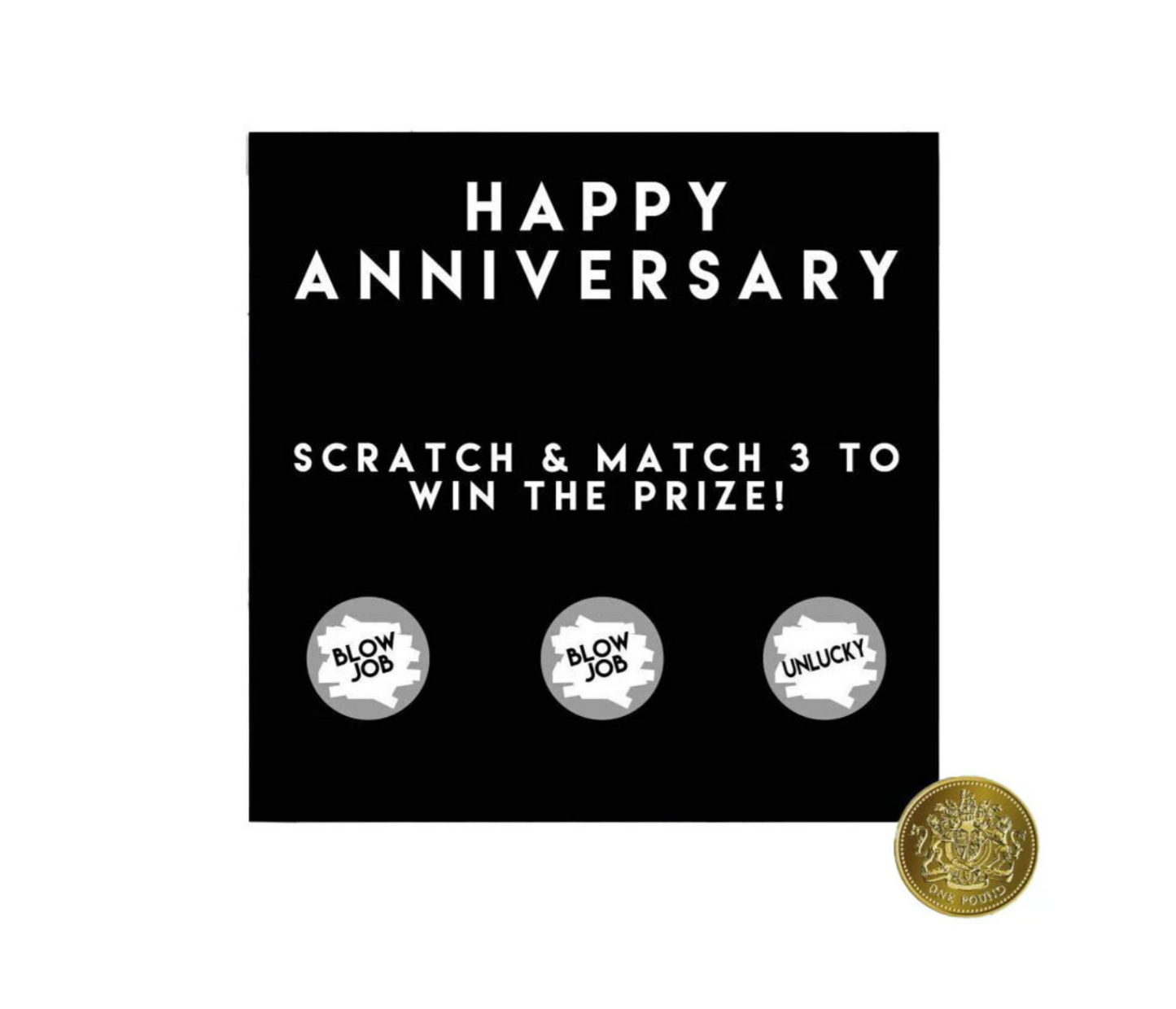 Happy Anniversary naughty blowjob greeting card