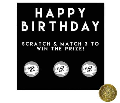 Happy Birthday naughty greeting card