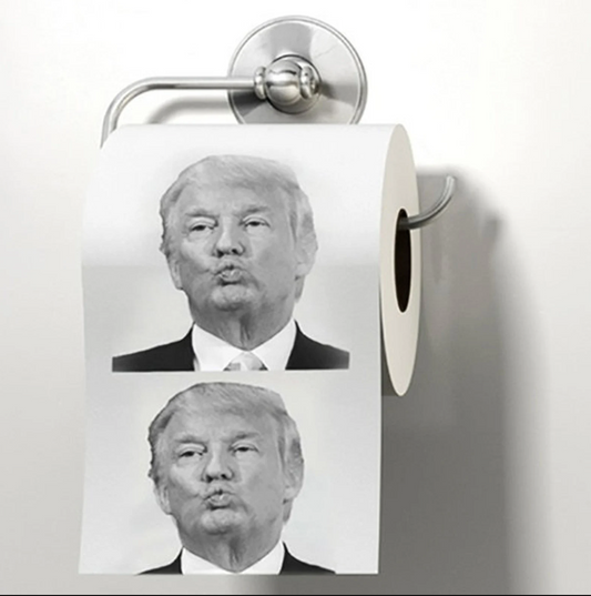 Naughty novelty kiss my ass toilet paper
