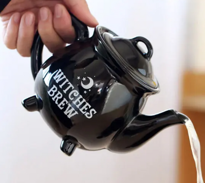 Witches brew ceramic teapot