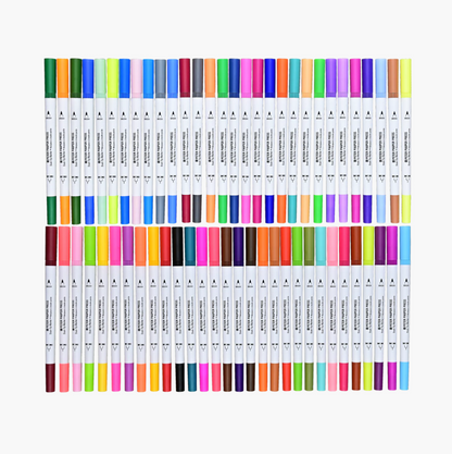 Dual-Tip Colouring Markers set of 60