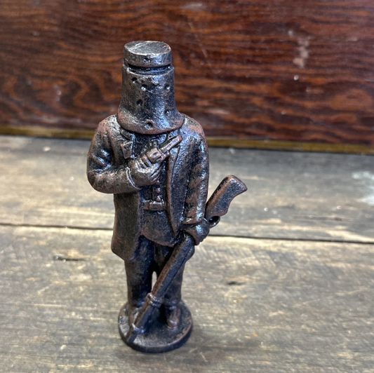 Ned Kelly Australian pop culture outlaw cast iron statue