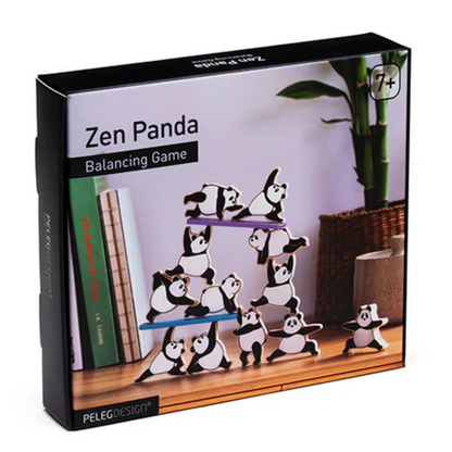 Zen yoga panda balance stacking game decor