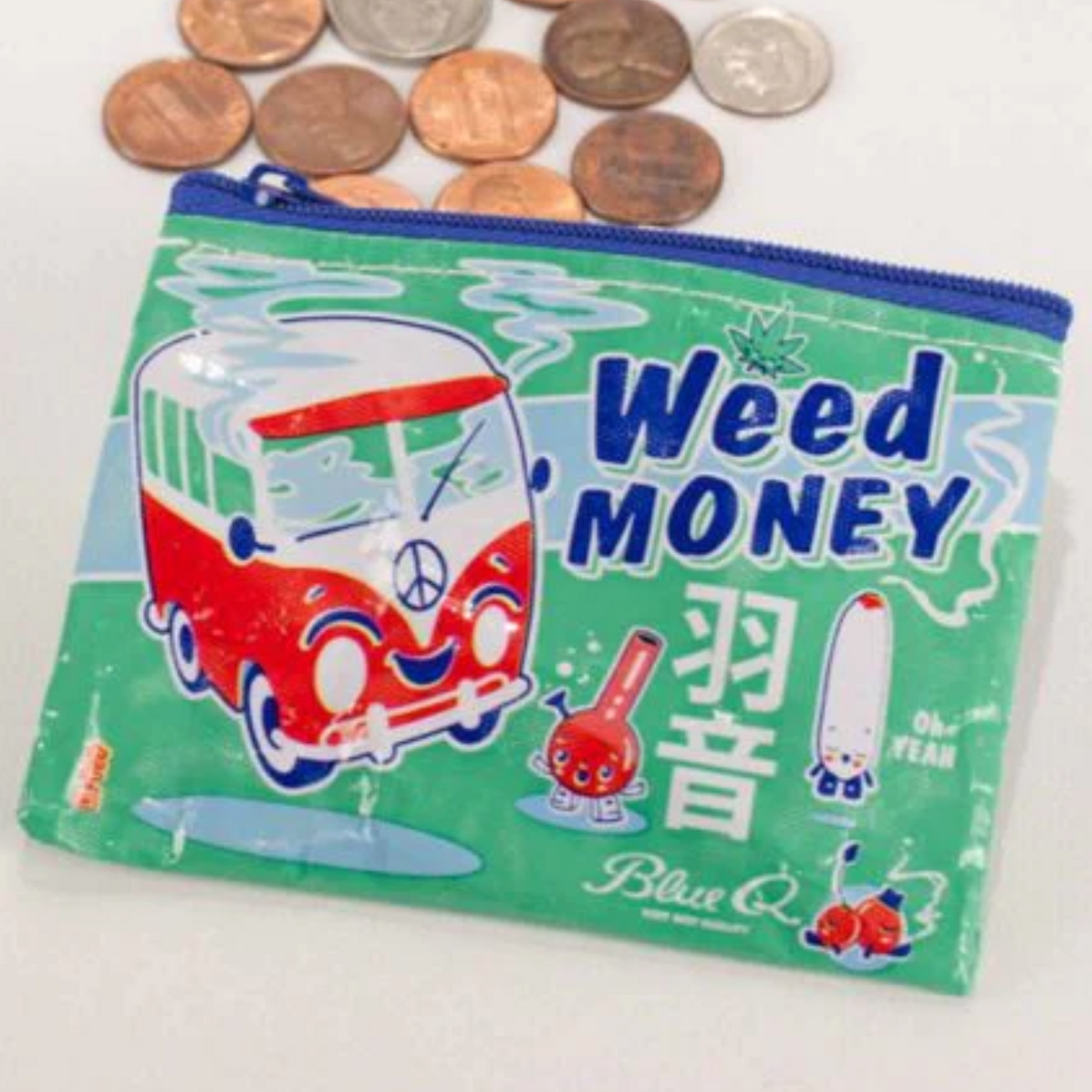 Weed money purse / zip pouch