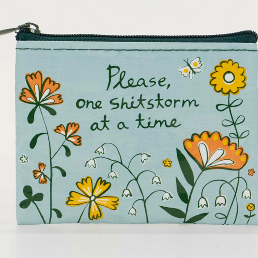 Shitstorm purse / zip pouch