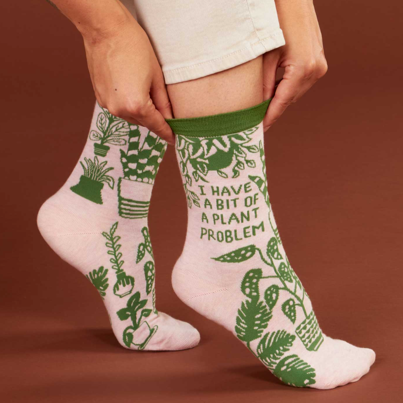 Bit of a plant problem socks