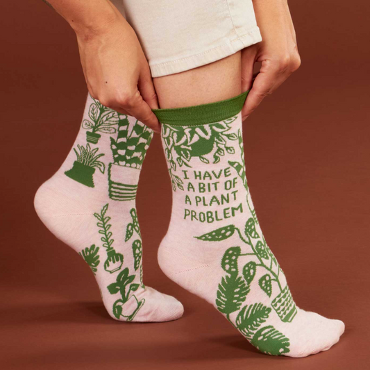 Bit of a plant problem socks