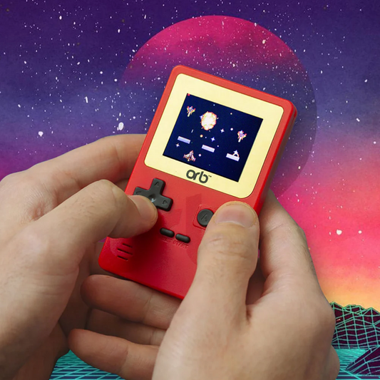 Retro video arcade game - OG Gameboy pocket console style