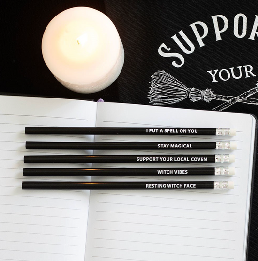 Witchy pencil set 5