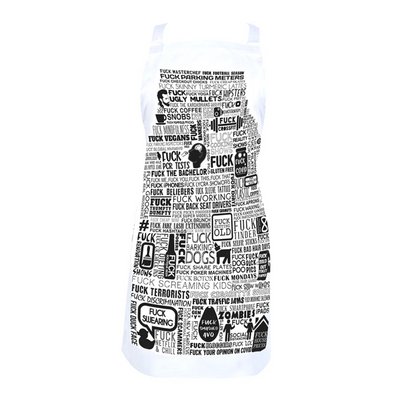 F word / F*ck everything / FUCK IT apron