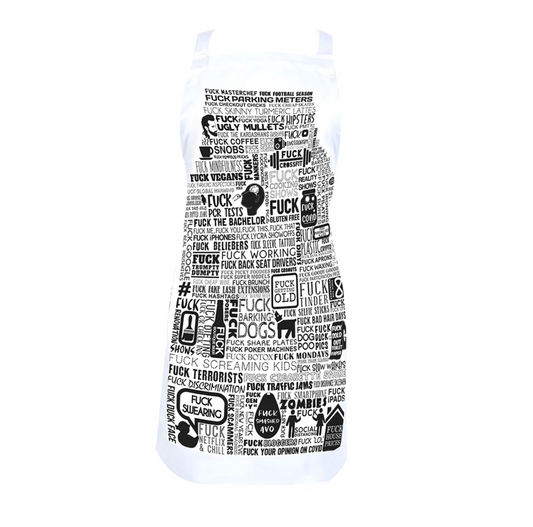 F word / F*ck everything / FUCK IT apron