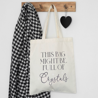 Full of crystals tote bag