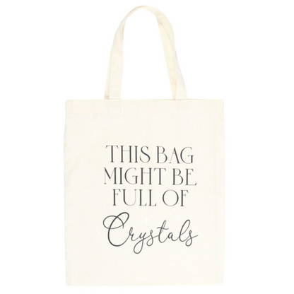 Full of crystals tote bag