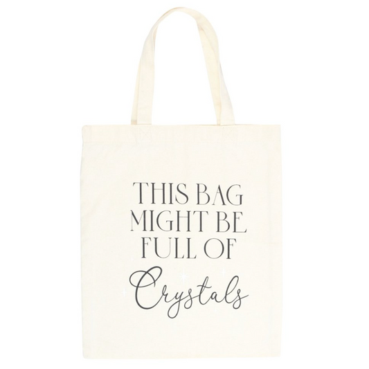 Full of crystals tote bag