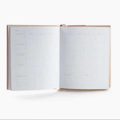 Self love / wellness care planner hardcover journal