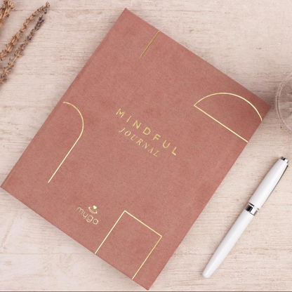 Pink mindful reflections journal
