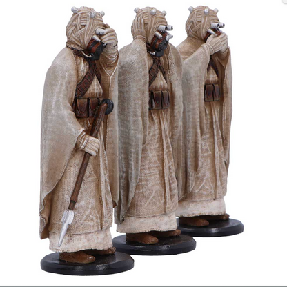 Star wars Tuskan Raider sand people statue set 3