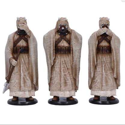 Star wars Tuskan Raider sand people statue set 3