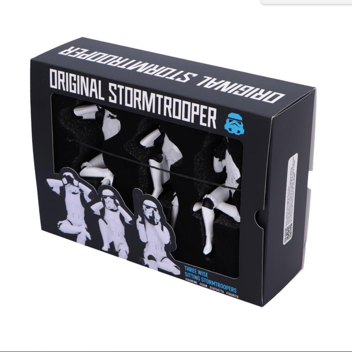 Star wars sitting storm troopers statue set 3