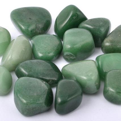 Green aventurine crystal tumble stone