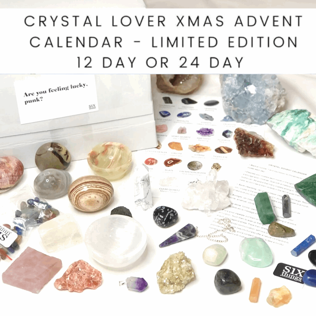 Crystal lover Christmas countdown / xmas advent calendar gift box - limited edition