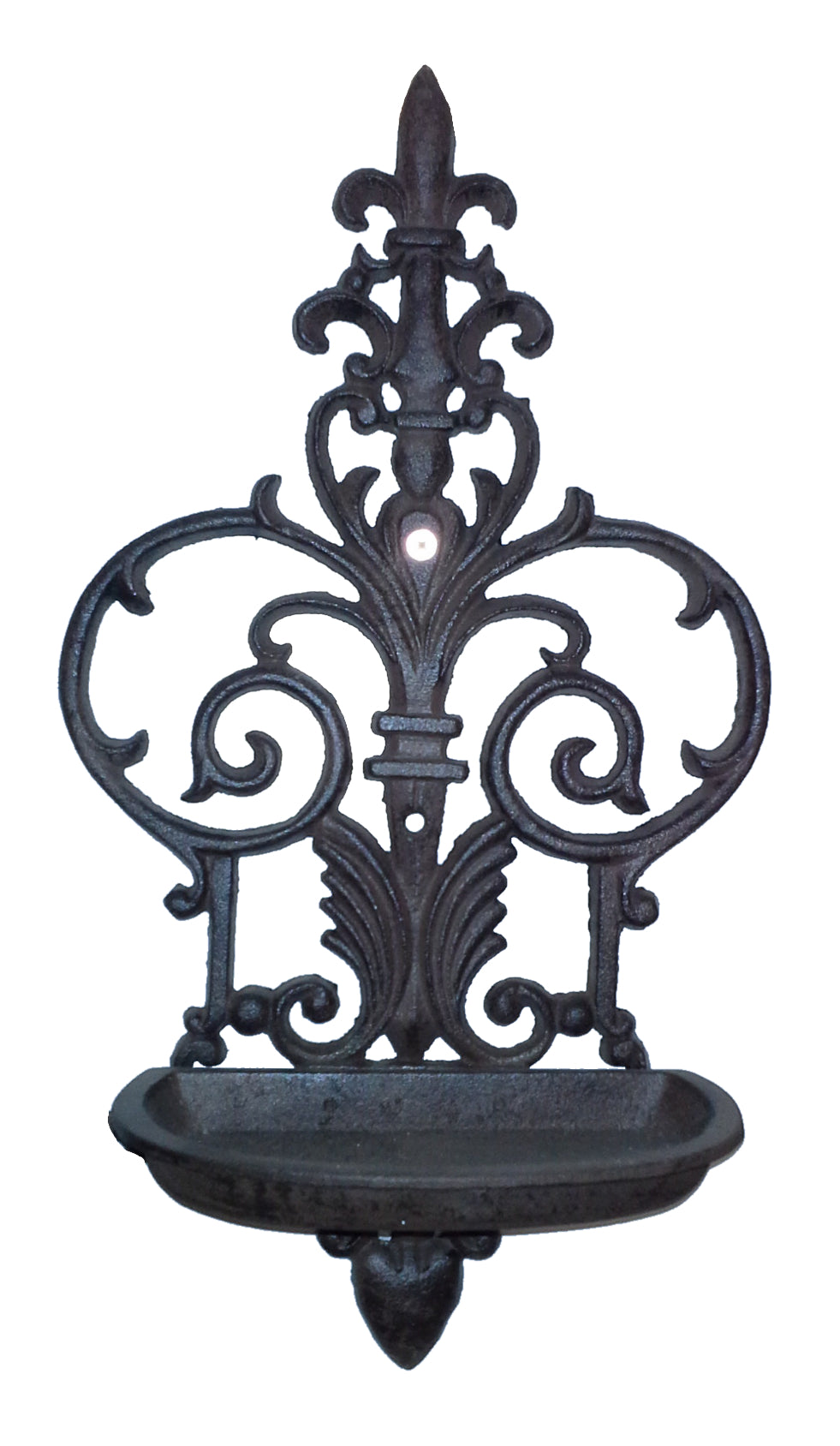 Cast iron vintage candle holder wall hanging