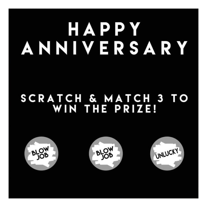 Happy Anniversary naughty blowjob greeting card