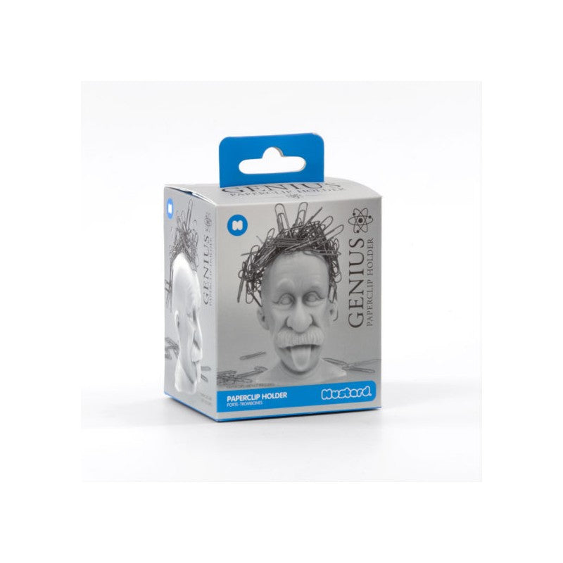 Cheeky Einstien Magnetic Desk Paperclip Holder
