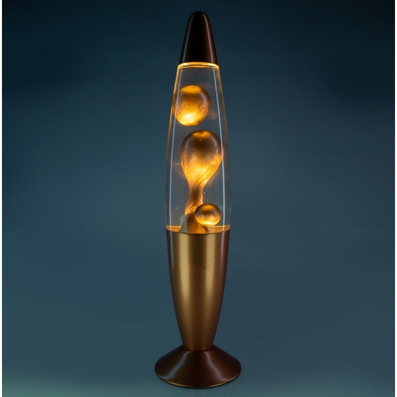 Gold finger 007 bullet shaped lava lamp