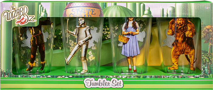 Wizard of Oz movie glass tumbler