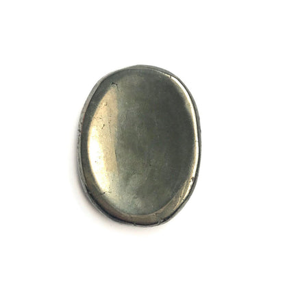 Pyrite with Magnetite crystal Worry Stone