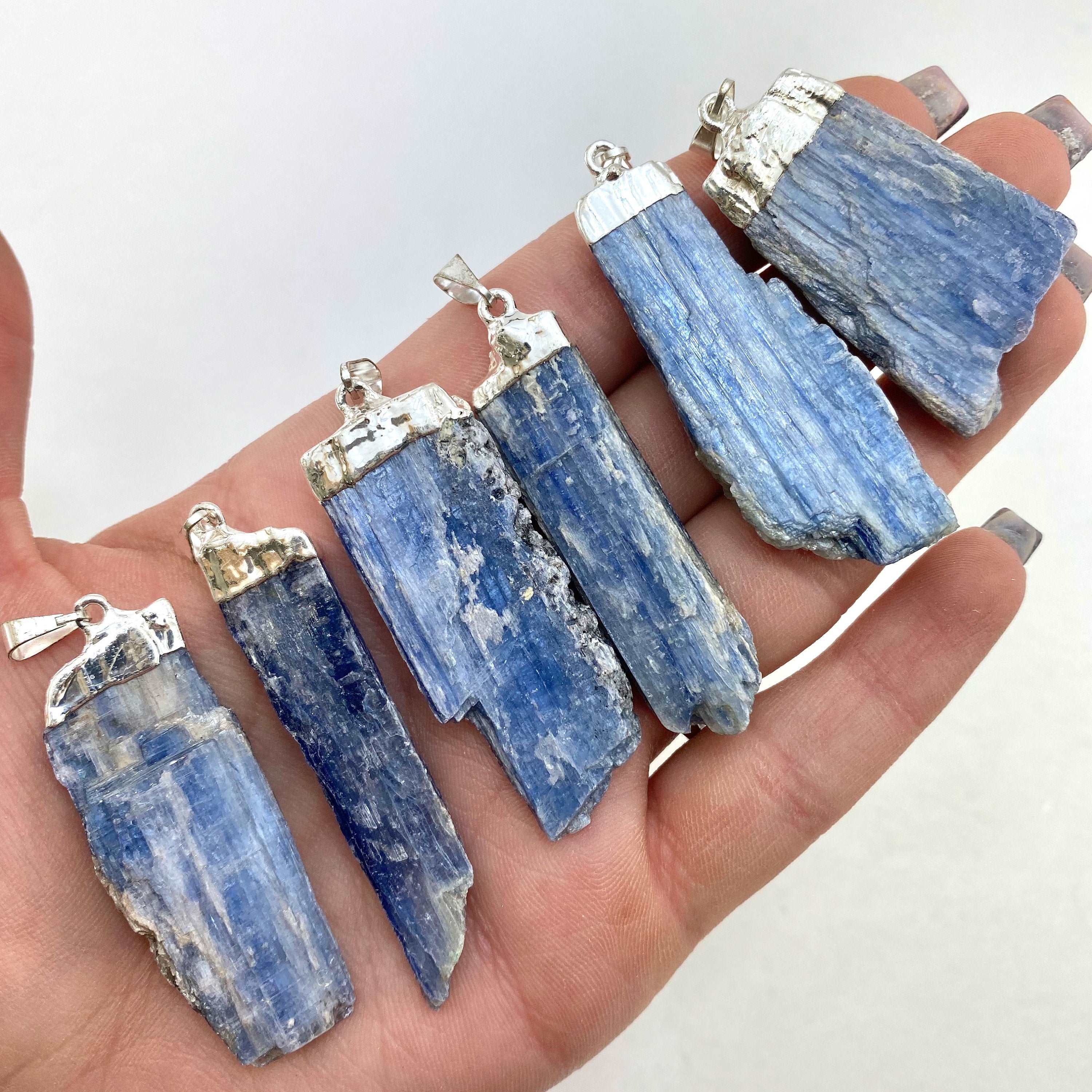 Blue shop kyanite necklace