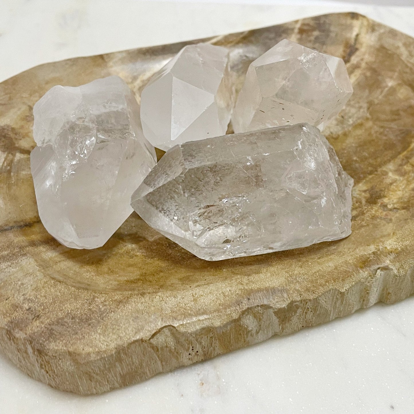 Clear Quartz Crystal point natural raw stone