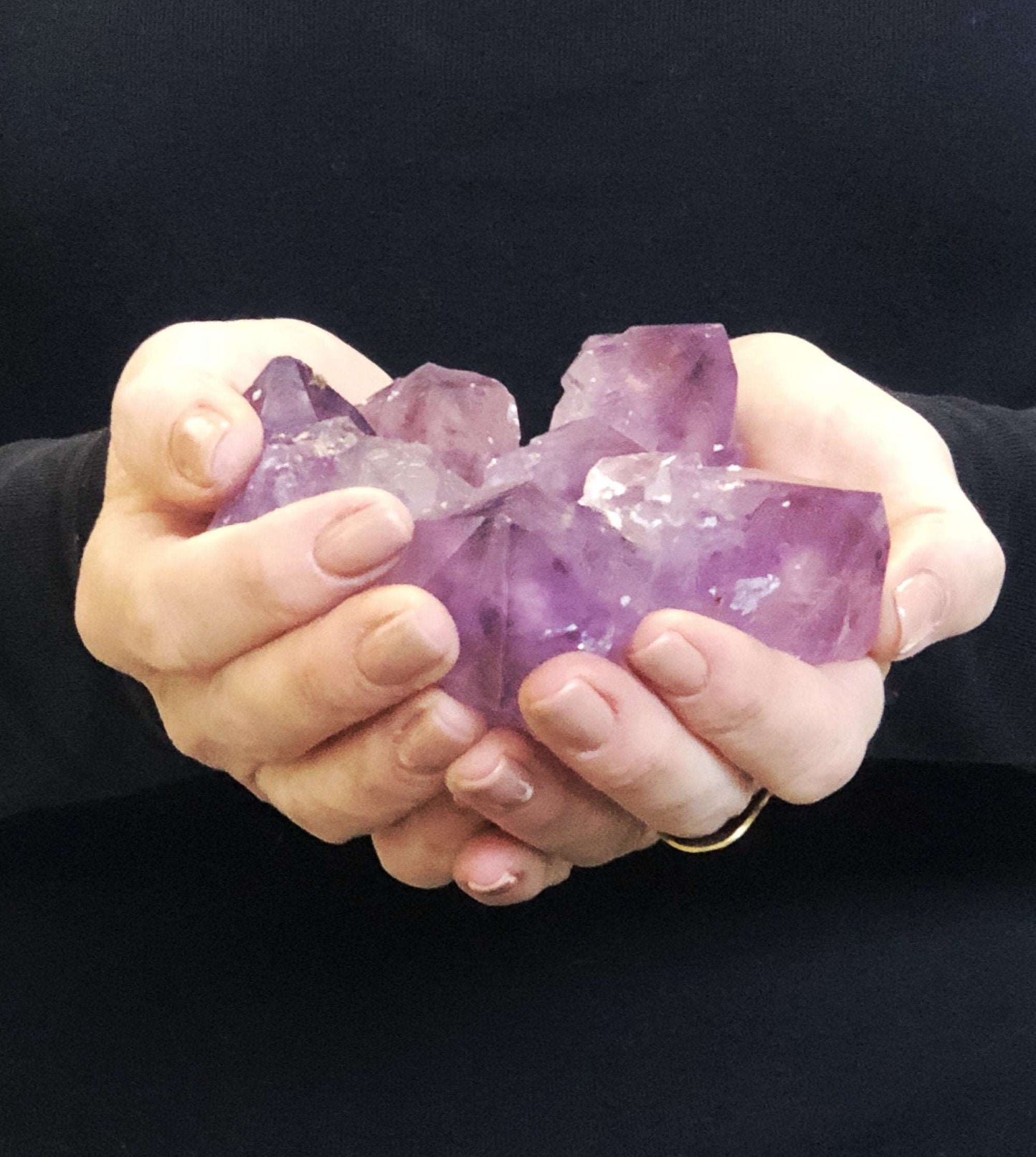 Amethyst dragon tooth Crystal point natural raw stone