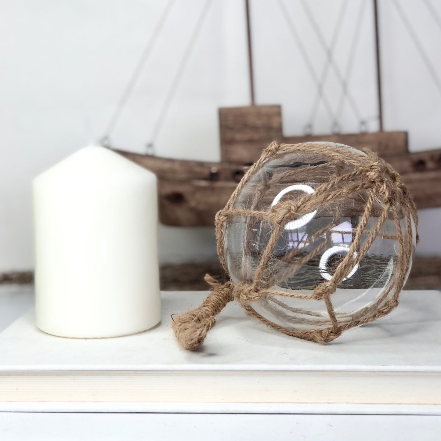 Fishing float decor glass buoy