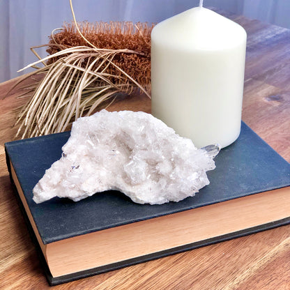 Clear quartz A grade druzy crystal cluster