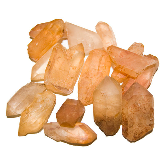 Golden healer / Tangerine quartz crystal raw rough