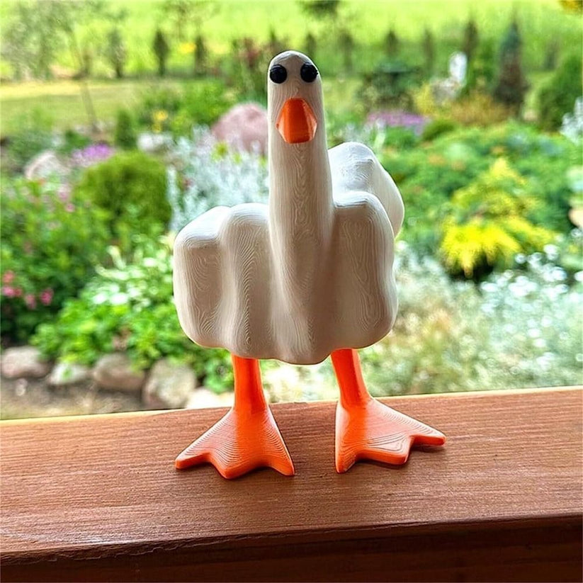 Fuk u rude finger duck off statue – Six Things Shop Australia