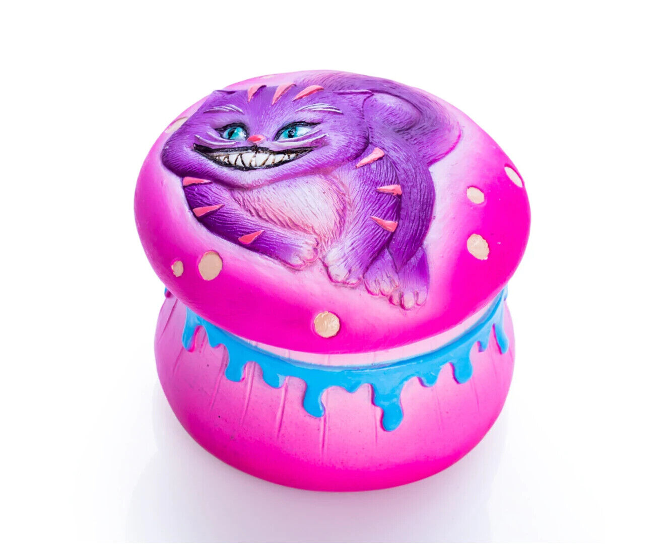 Cheshire cat toadstool stash box