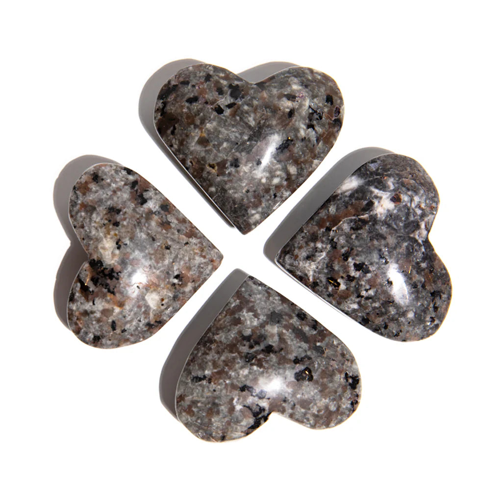 Yooperlite crystal heart