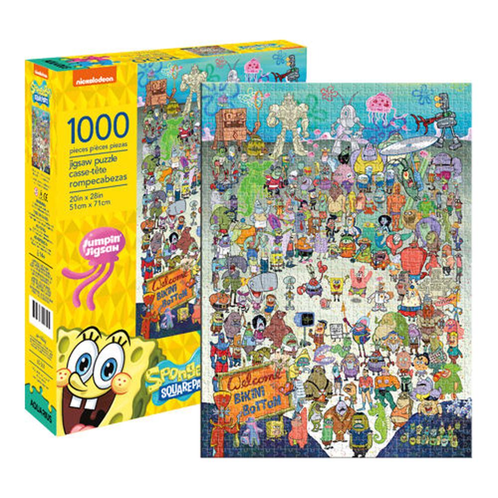 Sponge bob square pants tv show cartoon poster 1000pc Puzzle game