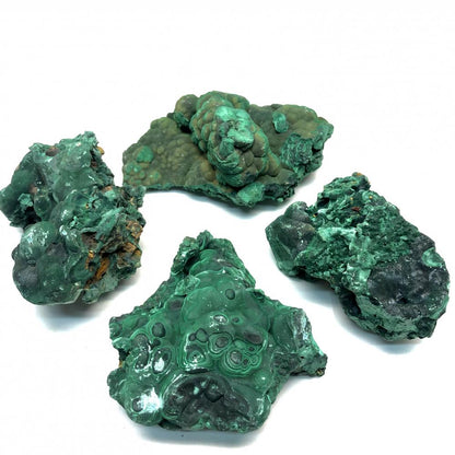 Malachite crystal large tumble or fibrous cluster