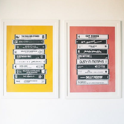 Cassette tape poster - Six Things - 1