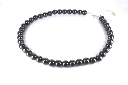High quality Elite Shungite crystal beads on chain