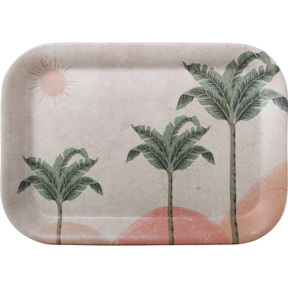 Palm trees & sunsets tray / coasters