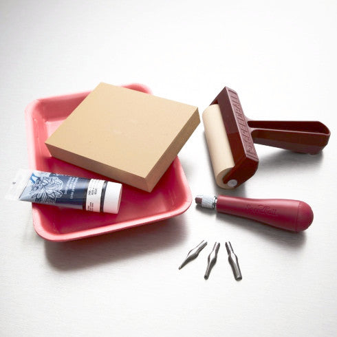 DIY crafts - lino block stamp kit - Six Things