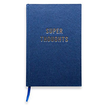 Super thoughts cloth covered inspirational journal
