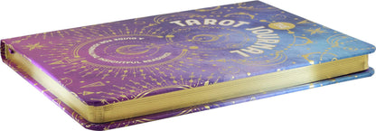 Hard cover gold embossed tarot journal