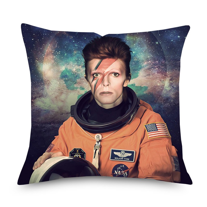 Major Tom Ziggy Stardust David Bowie cushion cover